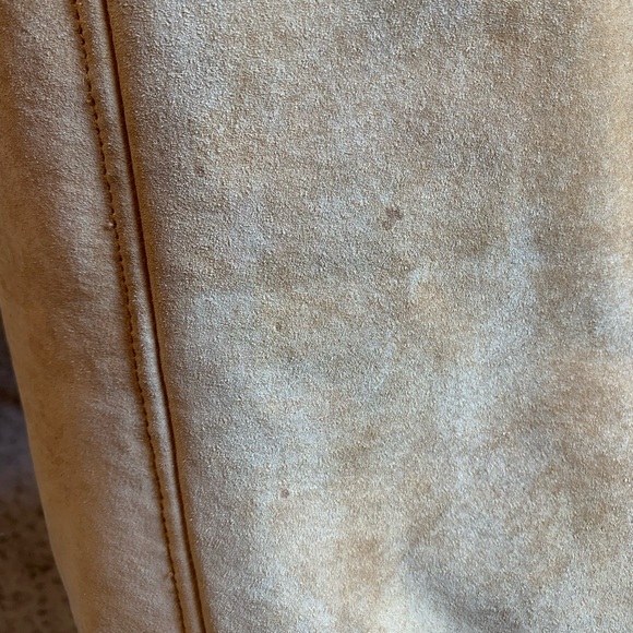 Dennis By Basso 100% Suede Leather Camel Coat Size Medium - Picture 10 of 14